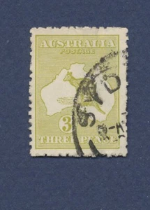 AUSTRALIEN - Scott 47 - gebraucht - Wasserzeichen 10 - 3D Känguru --a - Bild 1 von 1