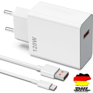 120W USB C Für Xiaomi Schnellladegerät Ladekabel Adapter Netzteil Stecker-TypC - Zdjęcie 1 z 19