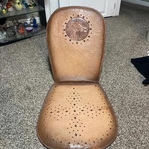 Car Truck Office Chair Genuine Mexican Cowhide Leather Horse Seat Cushion - Foto 1 di 12