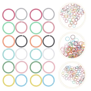 300 Pcs Colorful Paint Opening Ring Bracelet Jump Rings Jewellery - Picture 1 of 12