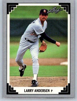 1991 Leaf #407 Larry Andersen - Image 1 of 2