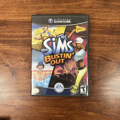 Sims Bustin' Out (Nintendo GameCube, 2003) Novo Na Caixa Com Manual - Imagem 1 de 3