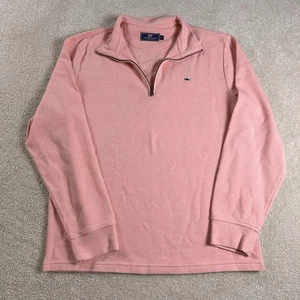 Camisa Pullover Vineyard Vines Para Hombre L Sólida Broadfield Media Cremallera - Imagen 1 de 6