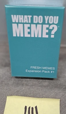 What Do You Meme Game Fresh Memes Expansion Pack 1 Ages 17 & Up Family Fun NEW - Image 1 of 4