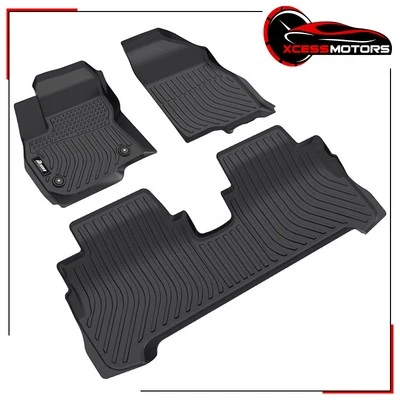 Fits 17-23 Chevrolet Bolt EV 3D Molded Floor Mats TPE All Weather Liners Set - Image 1 of 4