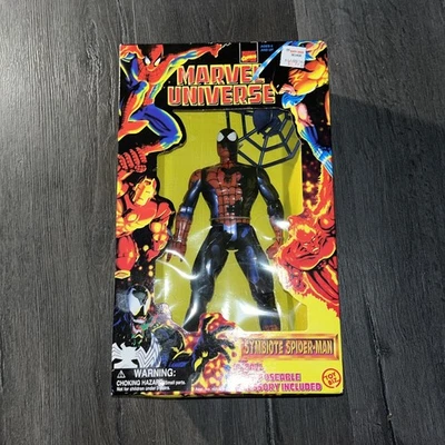 Figura de acción Toy Biz Marvel Universe Symbiote Spider-Man NUEVA 1997 de colección MCU Foto 1 de 4