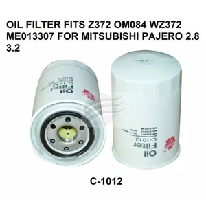 OIL FILTER FITS Z372 OM084 WZ372 ME013307 FOR MITSUBISHI PAJERO 2.8 3.2 (C-1012) - Picture 1 of 1