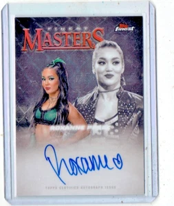 Roxanne Perez 2025 Topps Finest Masters Auto/Autograph Card - Picture 1 of 1