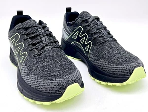 Sadmon Men's Black Green With Arch Support Trail Running Shoes Size 41 - Picture 1 of 7