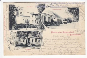 BRANDENBURG, DISTRICT DAHME, GREETING FROM BRUSENDORF B MITTENWALDE, 1899 - Picture 1 of 2