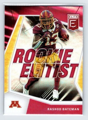 2021 Panini Donruss Elite Rashod Bateman Card #RE15 RC Rookie Elitist - Image 1 of 2
