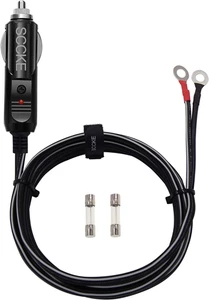 Heavy-Duty 14AWG 20A Male Plug Cigarette Lighter Adapter Power Supply Cord with - Picture 1 of 12