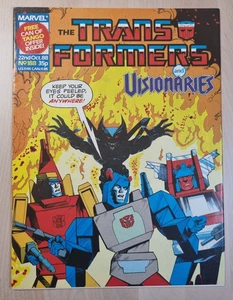 Transformers and Visionaries Issue 188 UK October 1988 Marvel Comics Sleeved - Imagen 1 de 7
