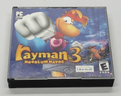 RAYMAN 3 Hoodlum Havoc | PC CD ROM Video Game  | UbiSoft, 2003 | COMPLETE, AS IS - Image 1 of 4