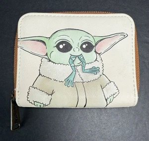 Loungefly Star Wars The Mandalorian The Child bifold zipper wallet Baby Yoda - Picture 1 of 8
