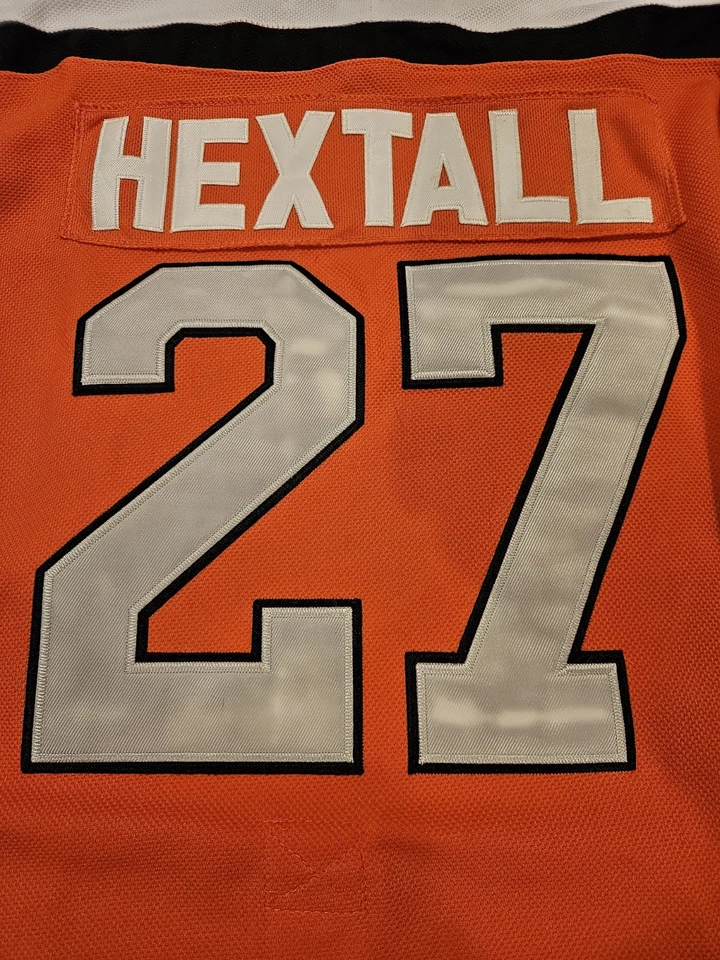 Philadelphia Flyers Ron Hextall Vintage Ccm Nhl Jersey Size 50 With Tag - Image 1 of 4