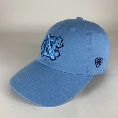 North Carolina Tar Heels NCAA Womens Blue Top of the World Strapback Hat - Image 1 of 4