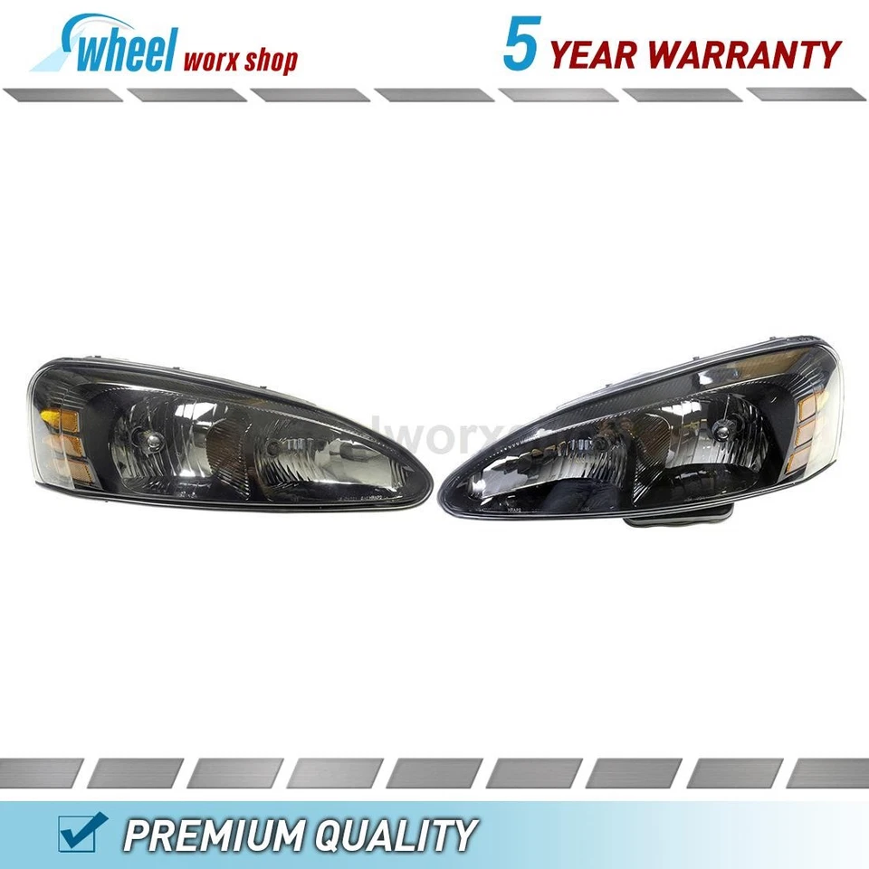 Left Right Headlight Assembly for Pontiac Grand Prix 3.8L 2004-2008 - Image 1 of 4