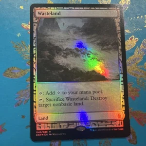 MTG Barren Earth Foil Expedition Card Magic Trading Card Game - Picture 1 of 1