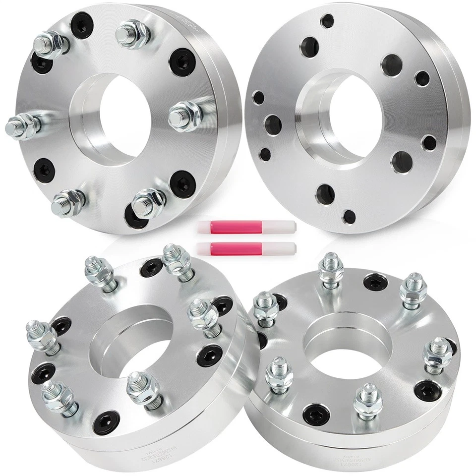 4 Pcs 2" 12x1.5 5x4.75 Wheel Adapters to 6x5.5 For Buick Riviera 1979-1985 Foto 1 de 4