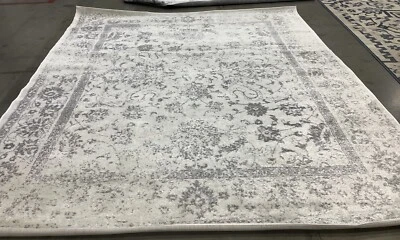 Tapete com manchas traseiras marfim/prata 8'-0" x 10'-0", preço reduzido 1172678147 ADR109C-8 - Imagem 1 de 4