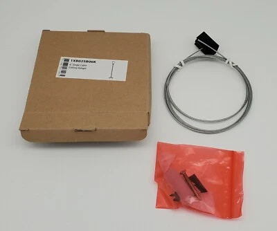 Sonneman Suspenders Series 6" Single Cable Ceiling Hanger 1XB02SB06K Black/Satin