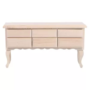 Dolls House Furniture Miniature Desk Role Play Toy Kid Infant Role Play Tools - Picture 1 of 12