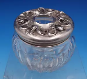 Violet by Wallace Sterling Silver Hair Receiver with Crystal Bowl #3500 (#8233) - Picture 1 of 7