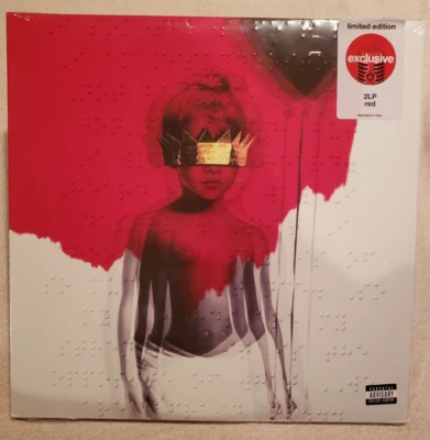 2 LP Rihanna - Anti  Exclusive Red 180g Vinyl New & Sealed - Image 1 of 2