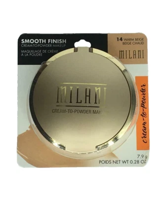 Milani Cream-To-Powder Makeup Smooth finish- Warm Beige 14  - Image 1 of 3