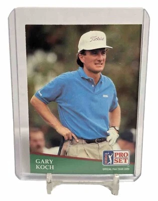 1991 PGA Pro Set PGA Tour Golf Card #267 Gary Koch NM - Image 1 of 2