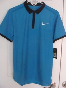 Men's Nike Court RF ADVANTAGE Tennis Polo Shirt 729281 435 Size S, M, L - Picture 1 of 3