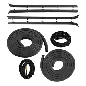 8pcs Complete Door Window Weatherstrip Seal Set for Chevy Blazer Full Size 81-91 - Picture 1 of 12