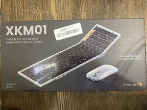 ProtoArc Foldable Keyboard and Mouse XKM01 True Full-Size Folding Business New - Picture 1 of 24