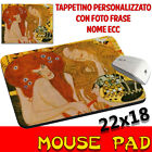 Tappetino Mouse Pad Fregio di Beethoven Klint Oro personalizzato con foto,logo..