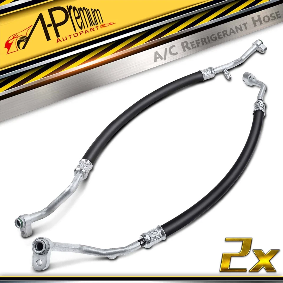 Juego de 2 mangueras de refrigerante de aire acondicionado nuevas para Honda Fit 2009 2010-2013 L4 1,5 L HA112278C Foto 1 de 4
