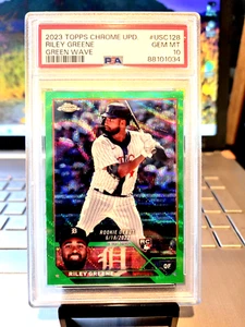 2023 Topps Chrome Update #98/99 Riley Greene Green Wave Rookie #USC128 Gem Mt 10 - Picture 1 of 9
