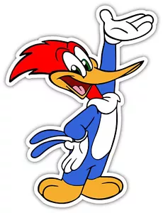 Woody Woodpecker RIGHT 3M STICKER USA MADE TRUCK WINDOW CAR DECAL CARTOON KIDS - Bild 1 von 1