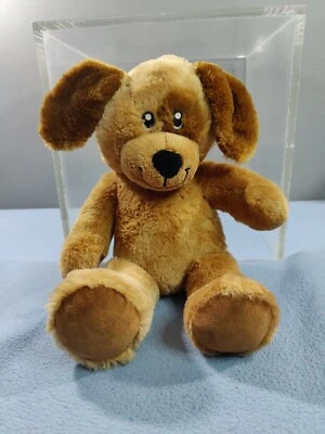 BAB BUILD-A-BEAR TALLER PARCHE OJO MARRÓN CACHORRO PERRO 14" PELUCHE JUGUETE Foto 1 de 4