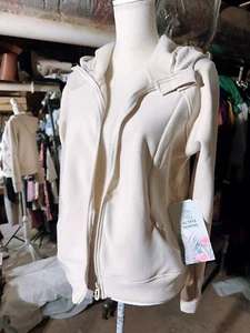 ACTIVE DOMINO FASHION absorbente costuras planas cuatro vías elástico suave cómodo con capucha nuevo con etiquetas - Imagen 1 de 8