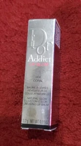 DIOR ADDICT LIP GLOW 004 coral (0.11OZ/3.2G) FULL-SIZE NEW IN BOX - Picture 1 of 2