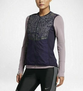 NIKE AEROLOFT FLASH RUNNING GILET VEST SIZE M (799883 524) PURPLE - Picture 1 of 6