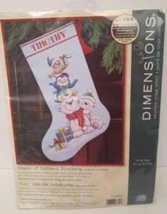 Dimensiones PILA DE CRIATURAS MEDIAS Kit Punto de Cruz Contado 70-08840 - Nuevo en Paquete - Imagen 1 de 5