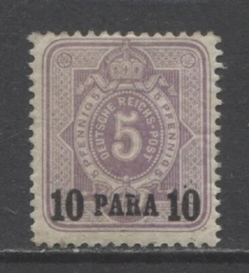 Alemania 1886 oficinas en TURQUÍA 10 Para en 5 Pfennig edición temprana como nueva* $108.00 - Imagen 1 de 1