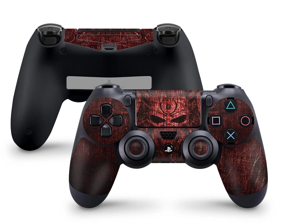 Playstation 4 Controller Aufkleber PS4 Skin Klebefolie Sticker Folie Red Demon - Bild 1 von 1