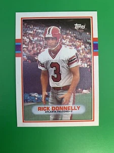 1989 Topps Rick Donnelly #345 Atlanta Falcons - Picture 1 of 2