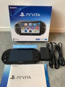 Sony PlayStation PS Vita PCH-2000 ZA11 Schwarz WLAN Modell Exc - Bild 1 von 14