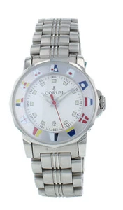 Corum Admirals Cup Legend 29mm White Dial Quartz Ladies Watch 03949020/V785 - Picture 1 of 8
