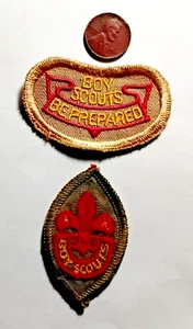 2 vintage Boy Scout patches, "Be Prepared" & "Boy Scouts" $4.00 +$4.00 shipping - Picture 1 of 2