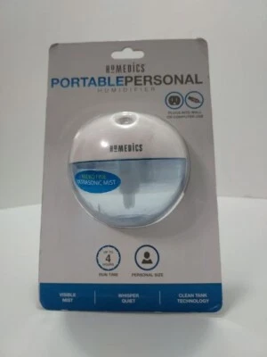 HoMedics Ultrasonic Personal Humidifier Micro Fine Mist USB new sealed  - Image 1 of 4